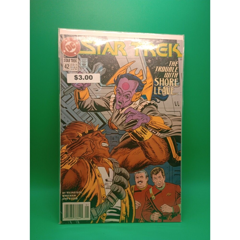 Star Trek Dc Comic The Trouble With Shore Leave.. By Weinstein Whigham And starr